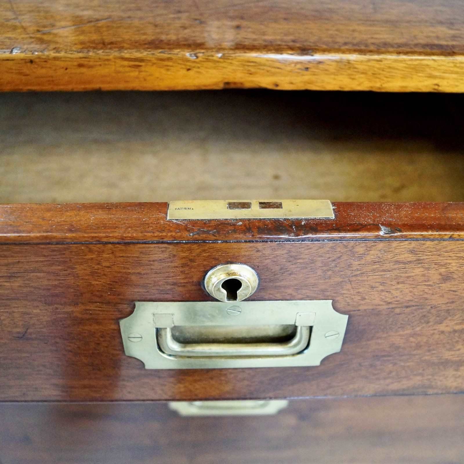 A Particularly Appealing Mahogany Military Chest photo vinterior