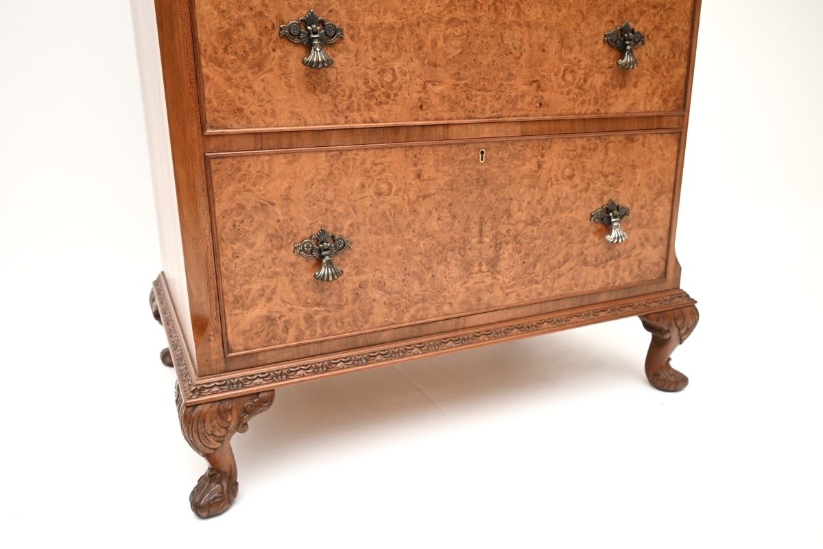 Antique Burr Walnut Chest Of Drawers photo 1008.0