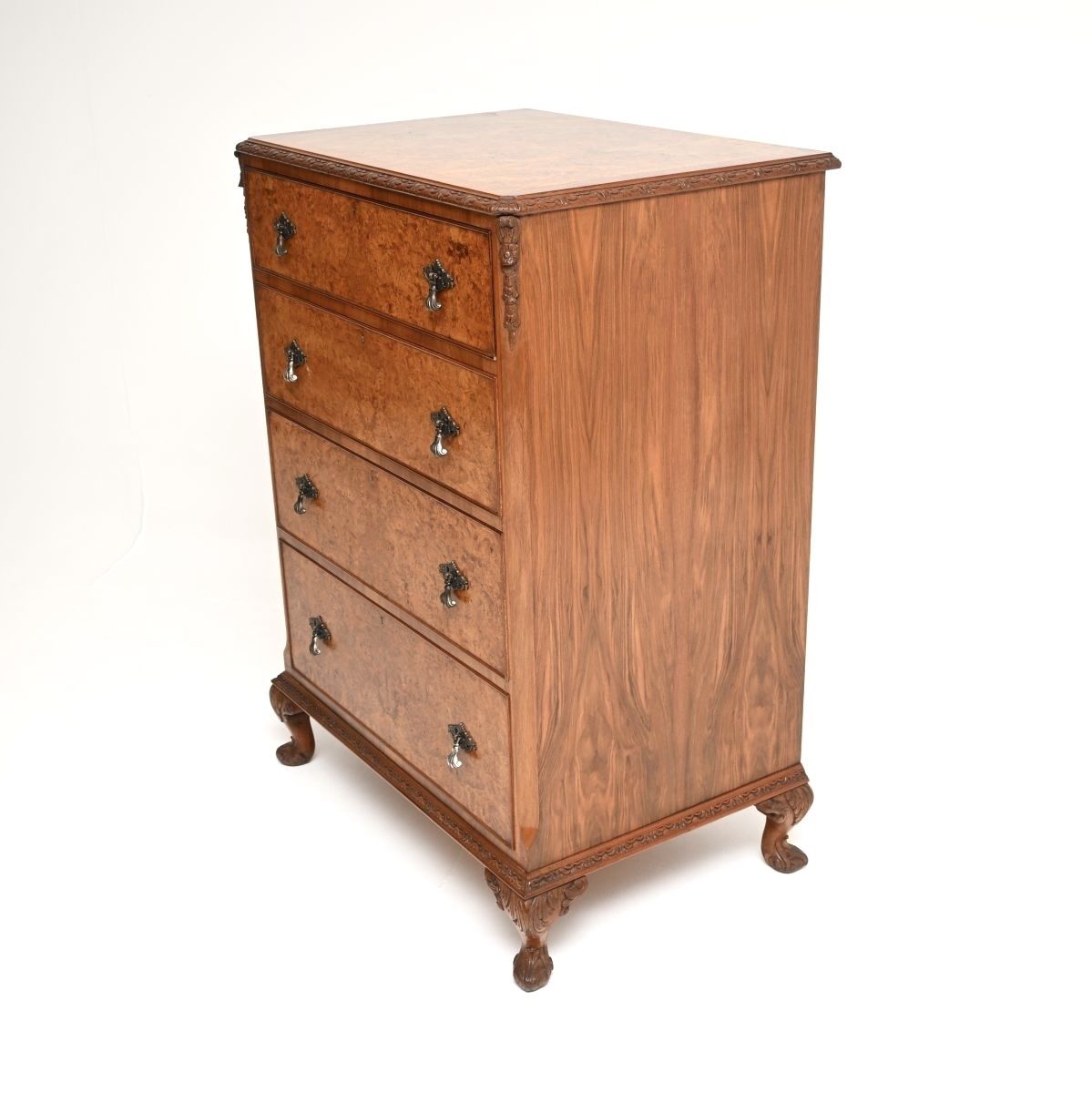 Antique Burr Walnut Chest Of Drawers photo buy