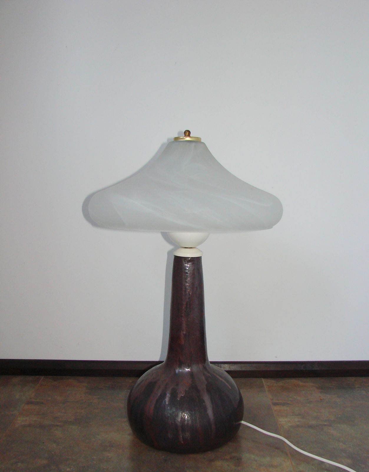 Vintage 'Lawa' keramische lamp uit de jaren 1970 photo vintage