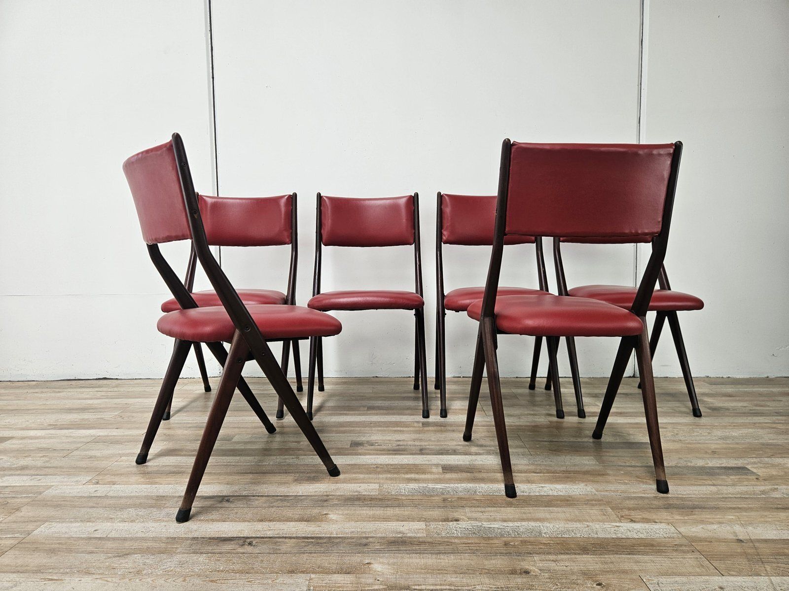 Stoelen van Gaetano en Alessandro Besana, 1960, set van 6 photo for sale