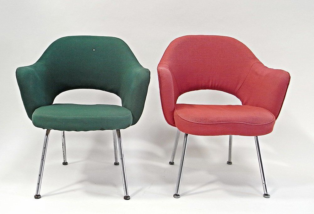 Executive Lounge Chair van Eero Saarinen voor Knoll, jaren 1980 photo vintage