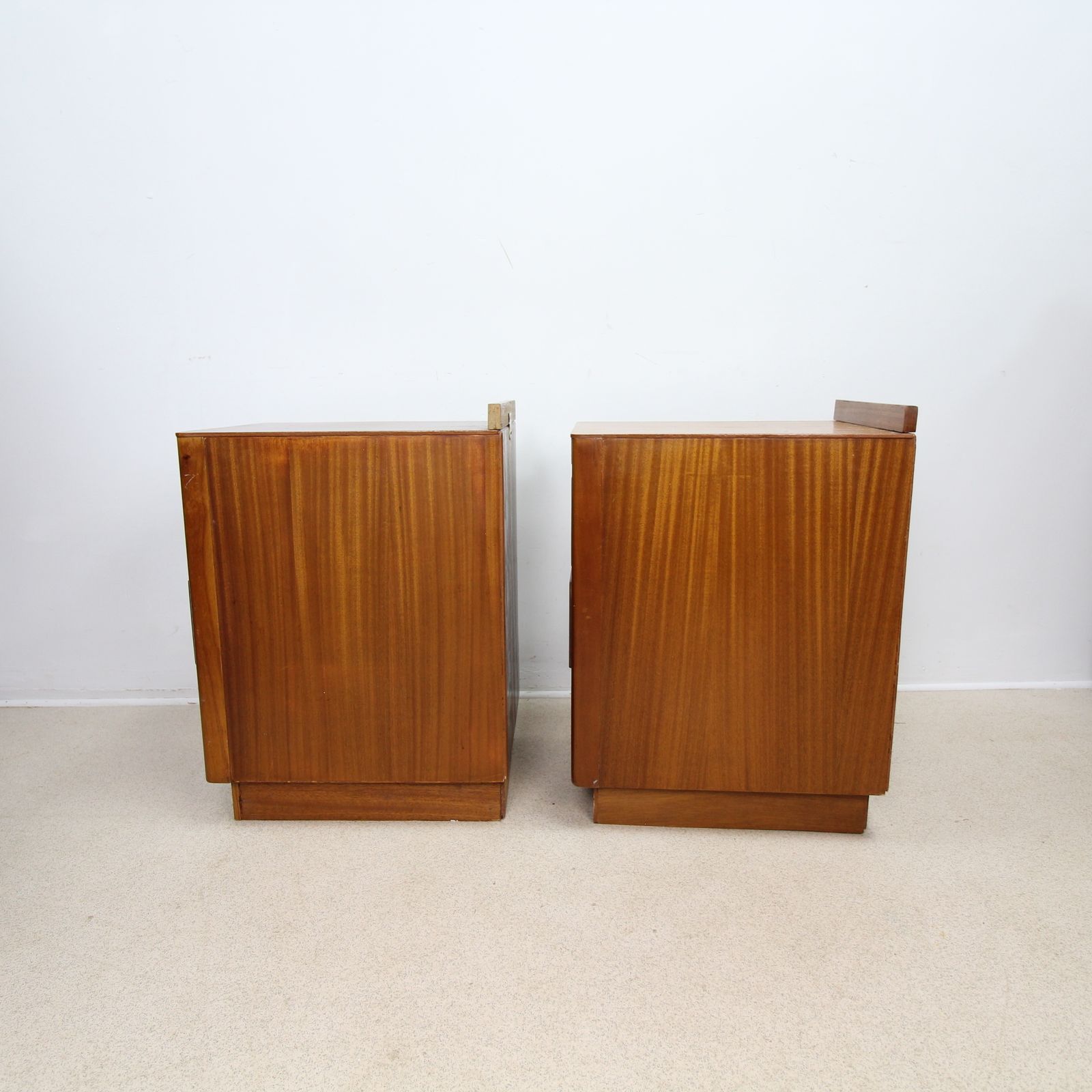 photo for sale Pair Of Mid Century Teak Bedside Cabinets
