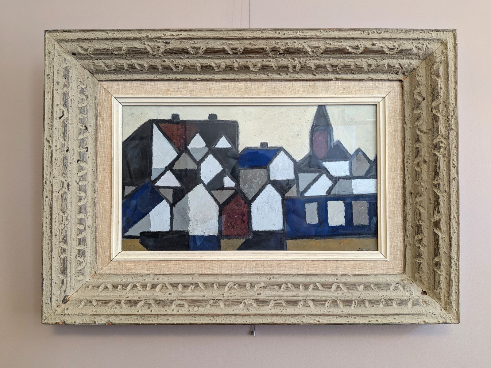 Rhythm Of Facades, Oil Painting