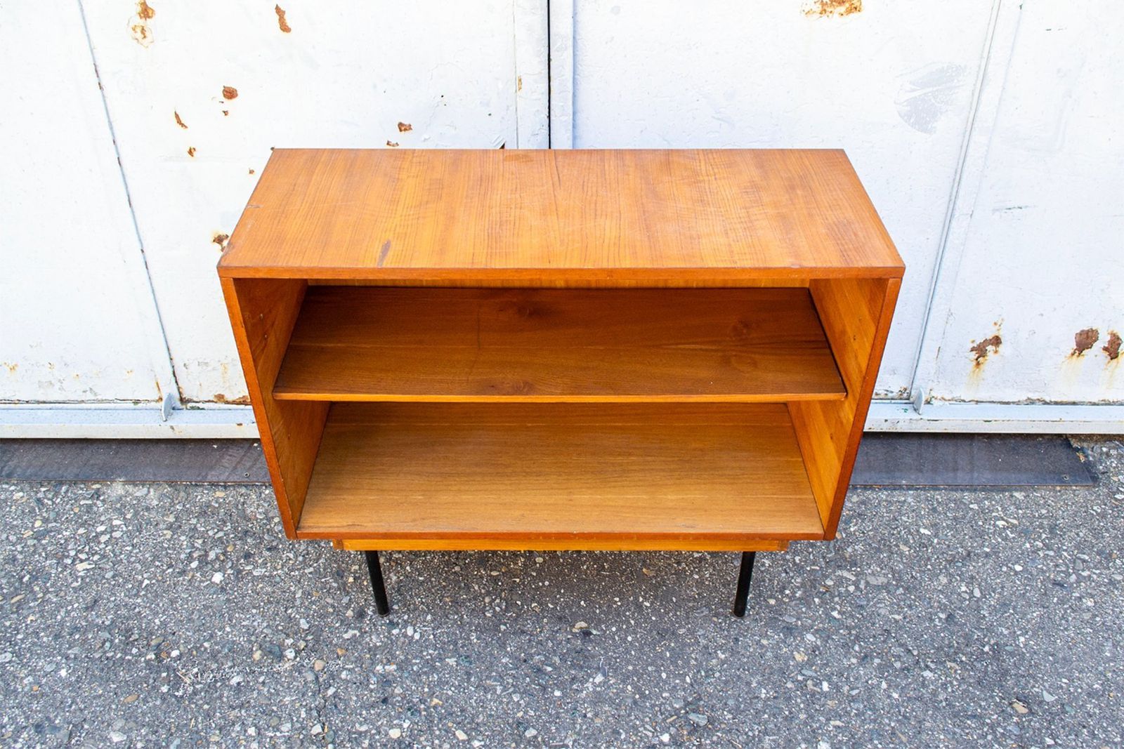 Sideboard In Wood And Iron By Leonardo Fiori For Isa Bergamo, Italy, 1950s photo for sale
