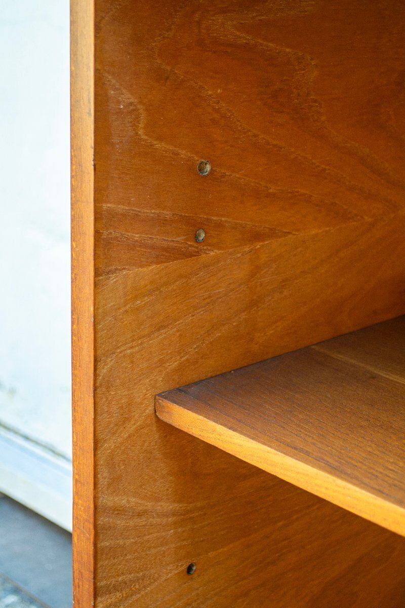 Dressoir in hout en ijzer van Leonardo Fiori voor ISA Bergamo, Italië, ca. jaren 1950 photo Meubels