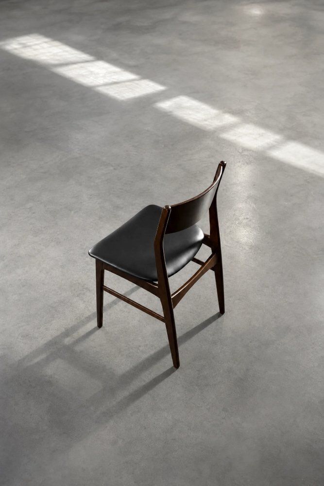 Mid-Century Scandinavian Modern eetkamerstoelen in beuk en palissander, jaren 1960, set van 4 photo vinterior
