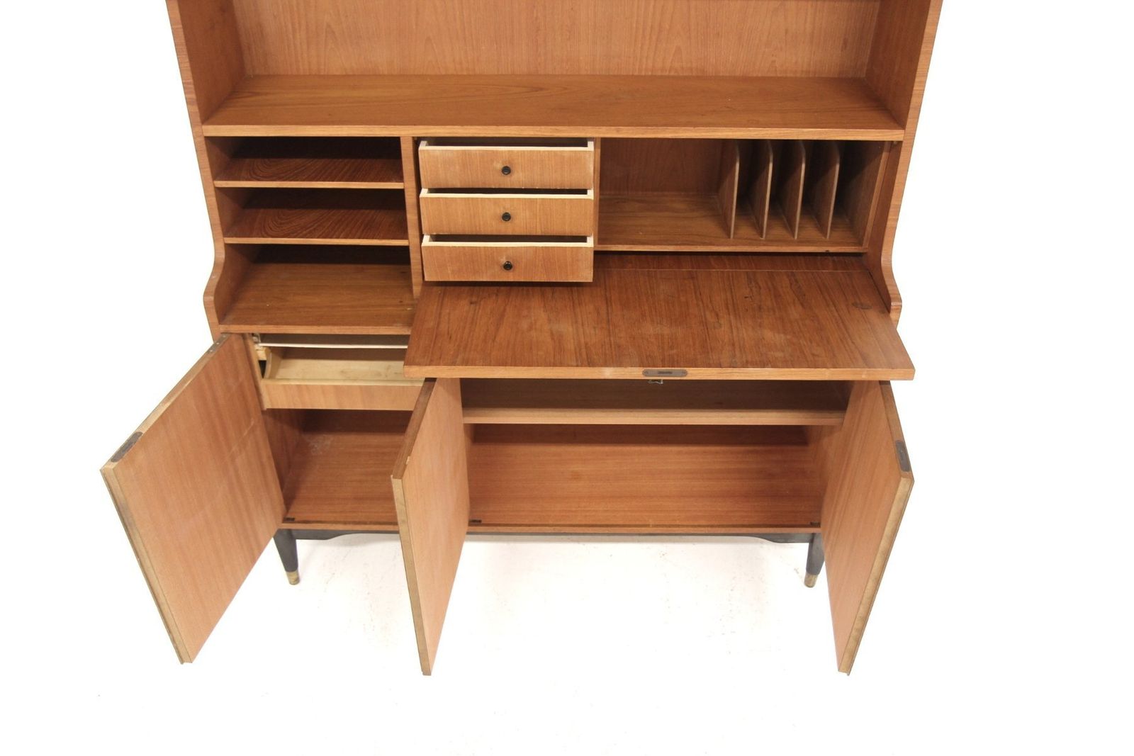 Secrétaire scandinave en teck, Suède, 1960 photo Mobilier