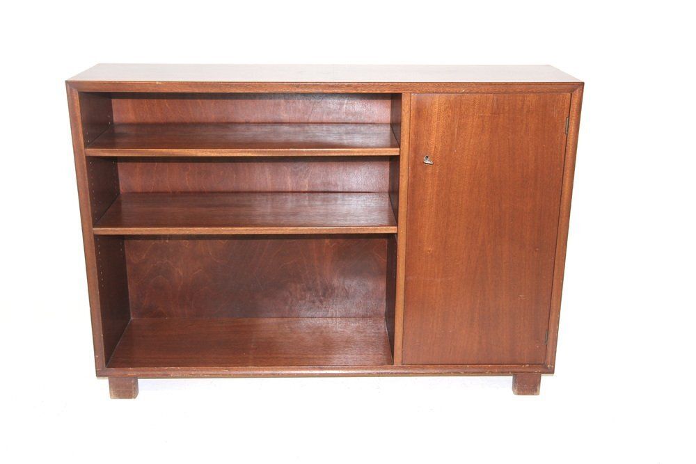 Bibliothèque scandinave en acajou Swedish Modern, 1940 photo furniture