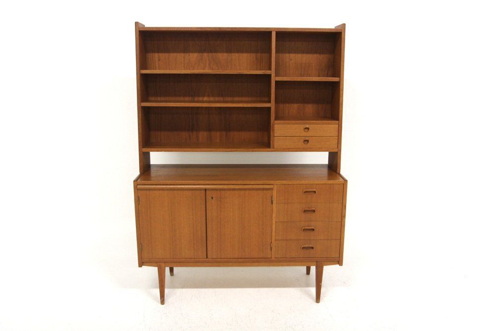 Secrétaire scandinave en teck, Suède, 1960 photo furniture