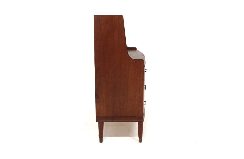 Secrétaire scandinave en teck, Danemark, 1950 photo Mobilier