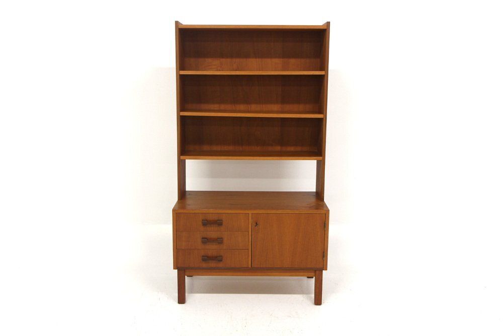 Bibliothèque scandinave en teck, Suède, 1960 photo furniture