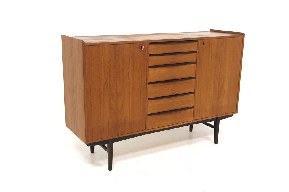 Buffet scandinave en teck, Suède, 1960