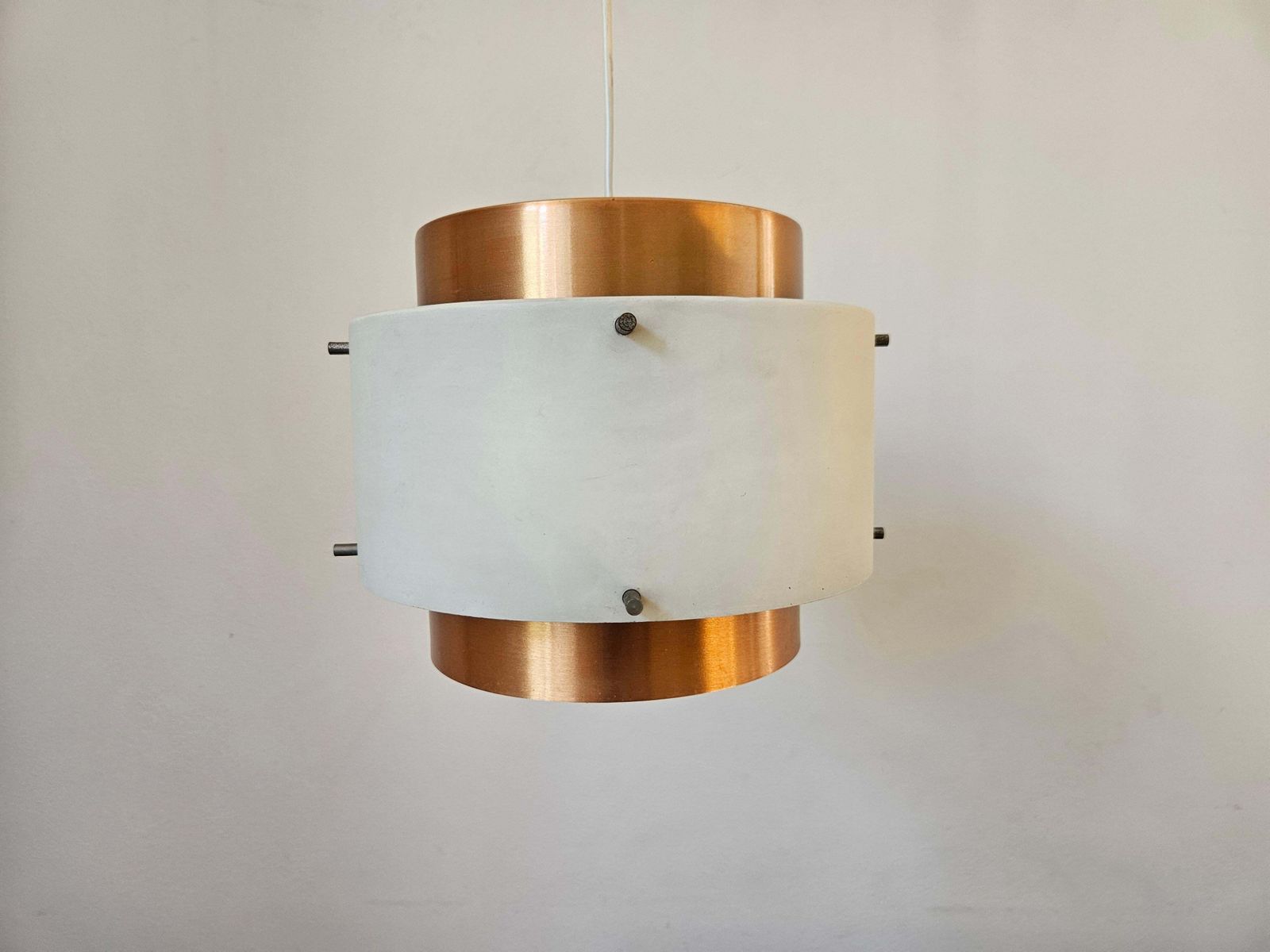 Zeldzame mid-century hanglamp in de stijl van Jo Hammerborg, Denemarken, jaren 1970 photo furniture