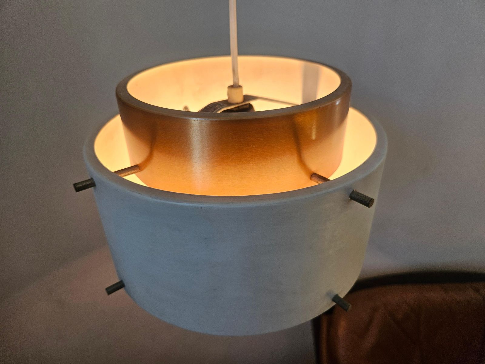 photo furniture Suspension mid-century dans le style de Jo Hammerborg, Danemark, années 1970