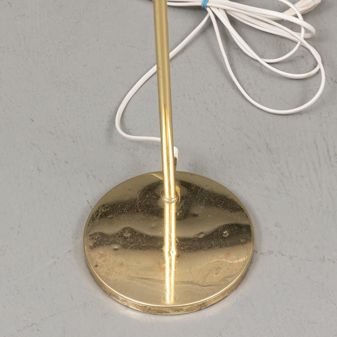 3132.0 Hans Agne Jakobsson G 154/2 Brass Floor Lamp From The 1960s photo