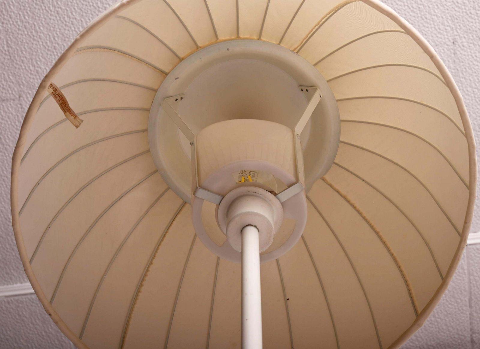 Hans Agne Jakobsson G 52/M, Vloerlamp met Leren Kap photo Verlichting