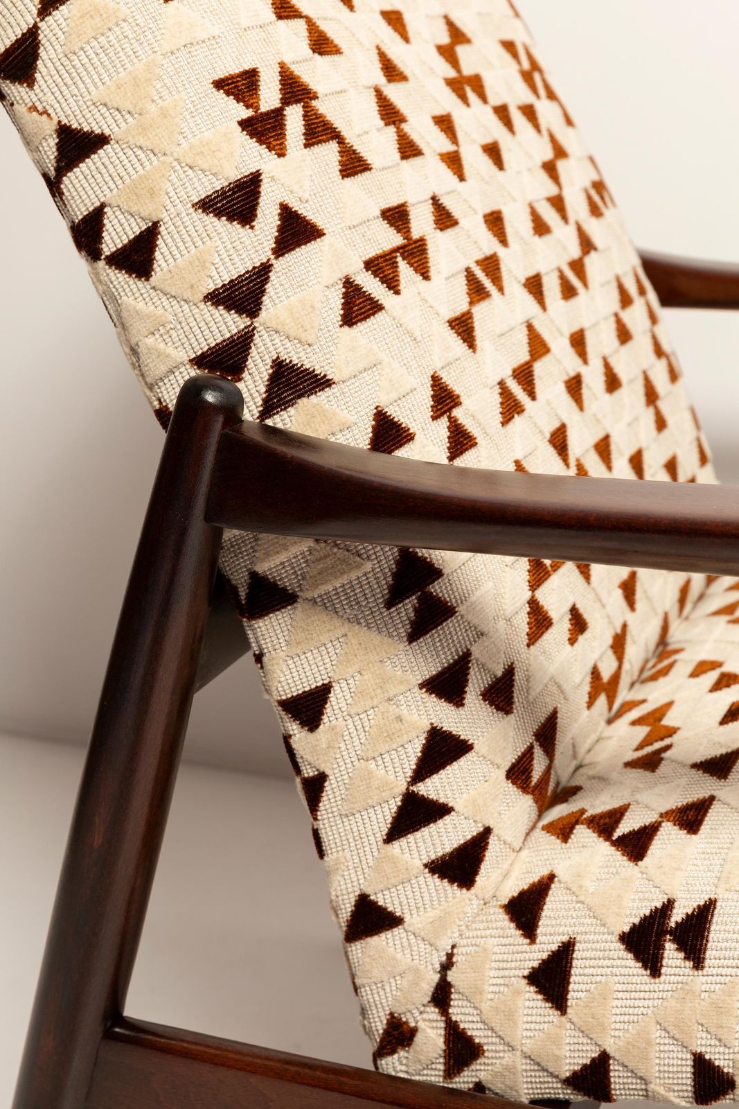 Mid-Century GFM 64 Fauteuil, Drawing Jacquard Velvet Dedar, Homa, Europa, jaren 1960 photo furniture
