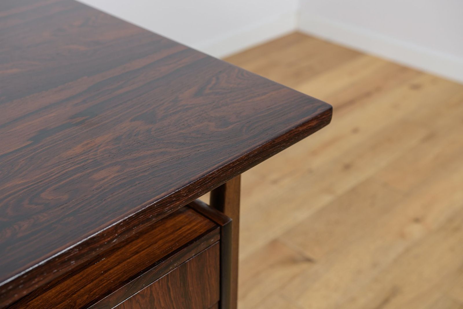 photo for sale Mid Century Rosewood Desk By Gunnar Nielsen Tibergaard For Tibergaard, Denmark, 1960s