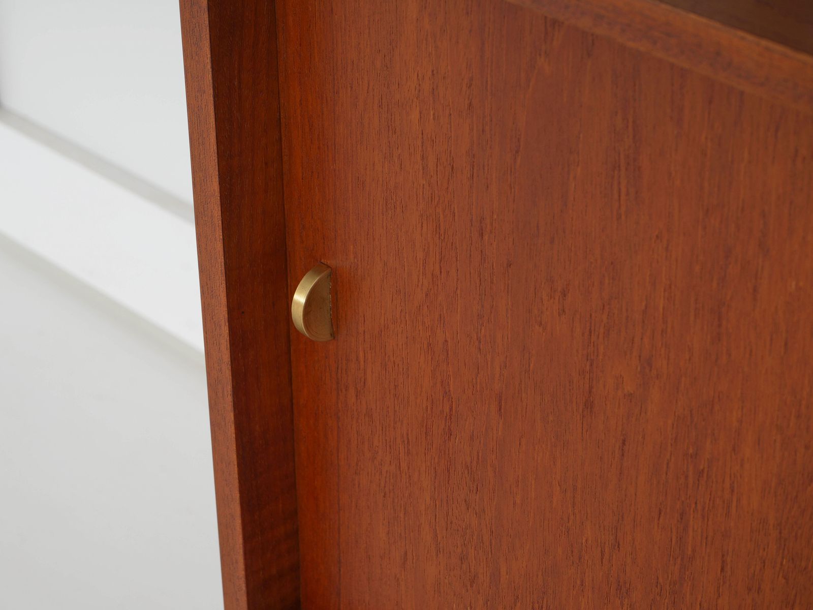 Teakhouten modulaire kast, Deens design, jaren 1960, gemaakt in Denemarken photo vintage