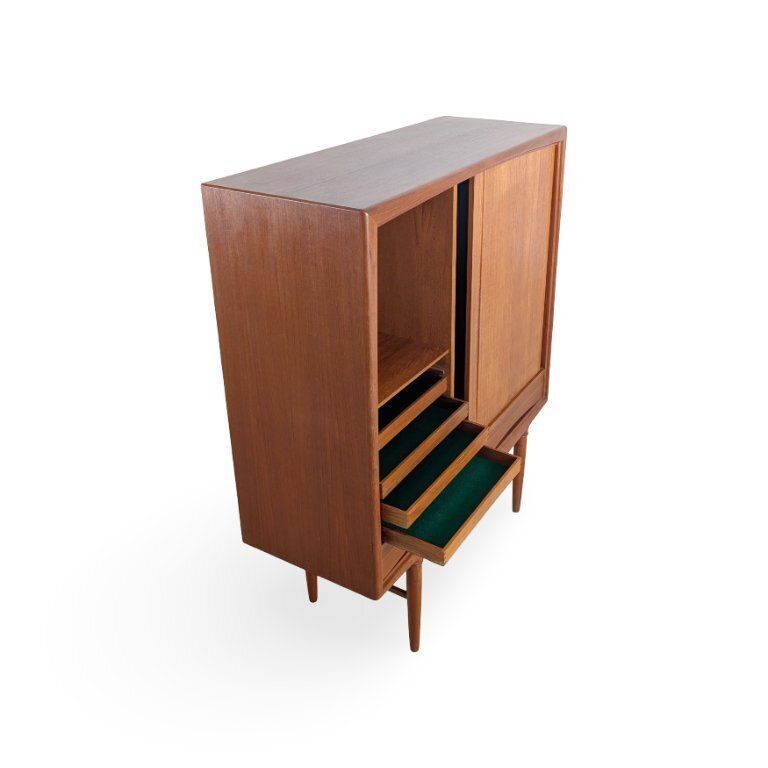 Axel Christensen Teak Mid-Century Cabinet Aco Møbler Highboard photo Meubels