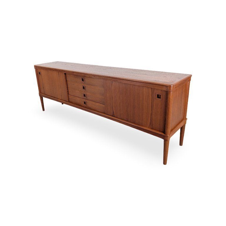 Commode Bramin H. W. Small en teck, buffet mid-century photo Mobilier