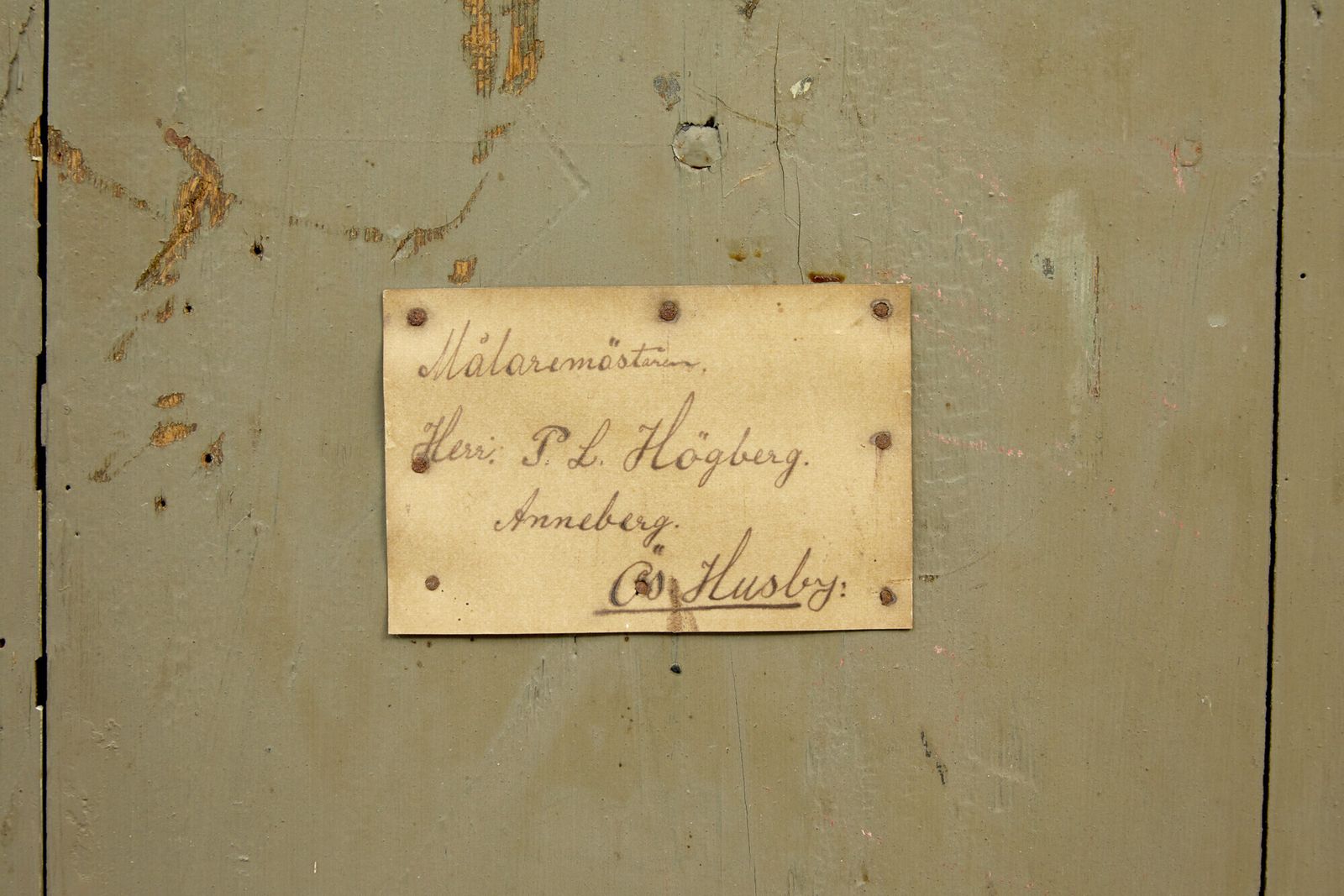 19e-eeuwse Zweedse geschilderde grenen ladekast photo vintage