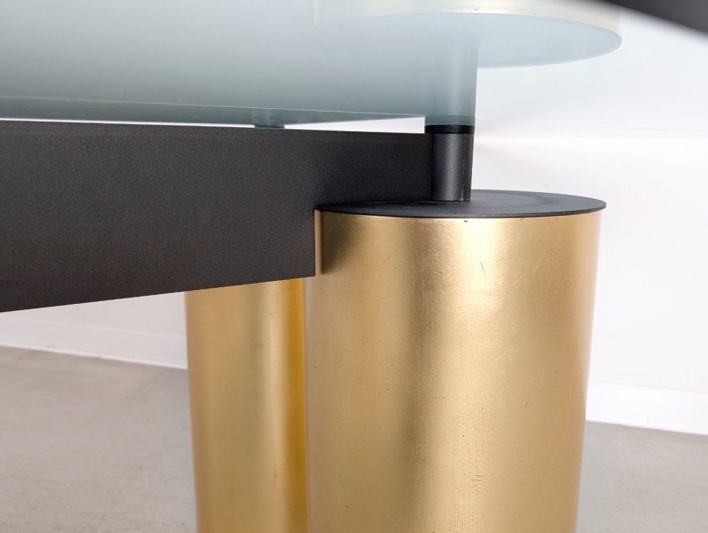 5840.0 Dining Table Tavolo Serenissimo Acerbis Vignelli Associates Glass 3m photo