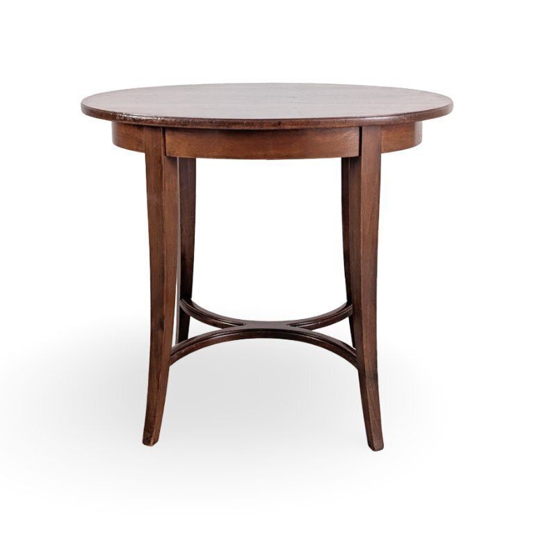 Table à manger de cuisine Art déco, années 1930, dans le style de Thonet.