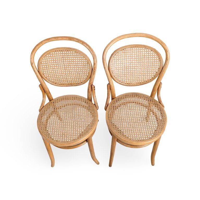 Set Of 2 Original J J Kohn Mundus Bentwood Chairs, Similar To Thonet No. 15 photo furniture