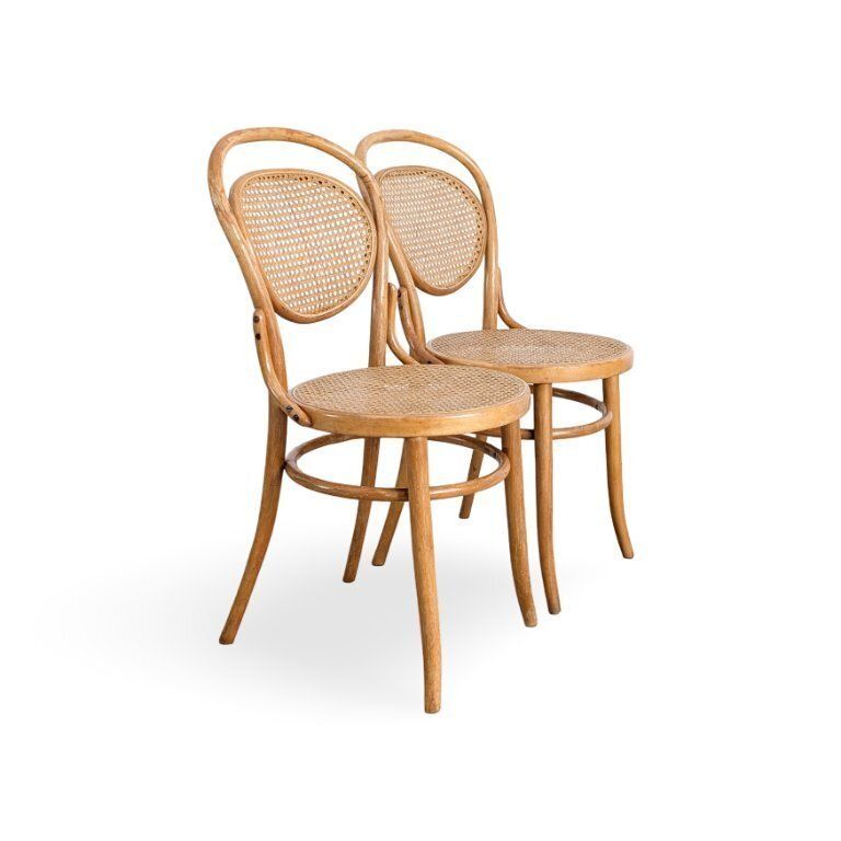 Set Of 2 Original J J Kohn Mundus Bentwood Chairs, Similar To Thonet No. 15 photo for sale