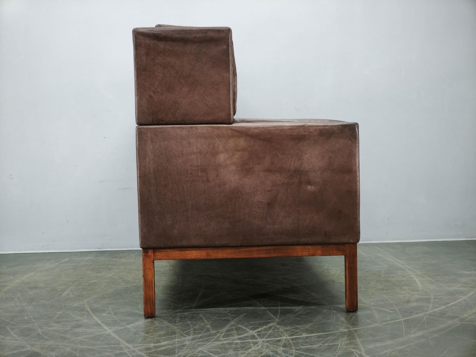 Jk 922 Wagon Leather Sofa By Jørgen Kastholm, Denmark, 1960s photo buy