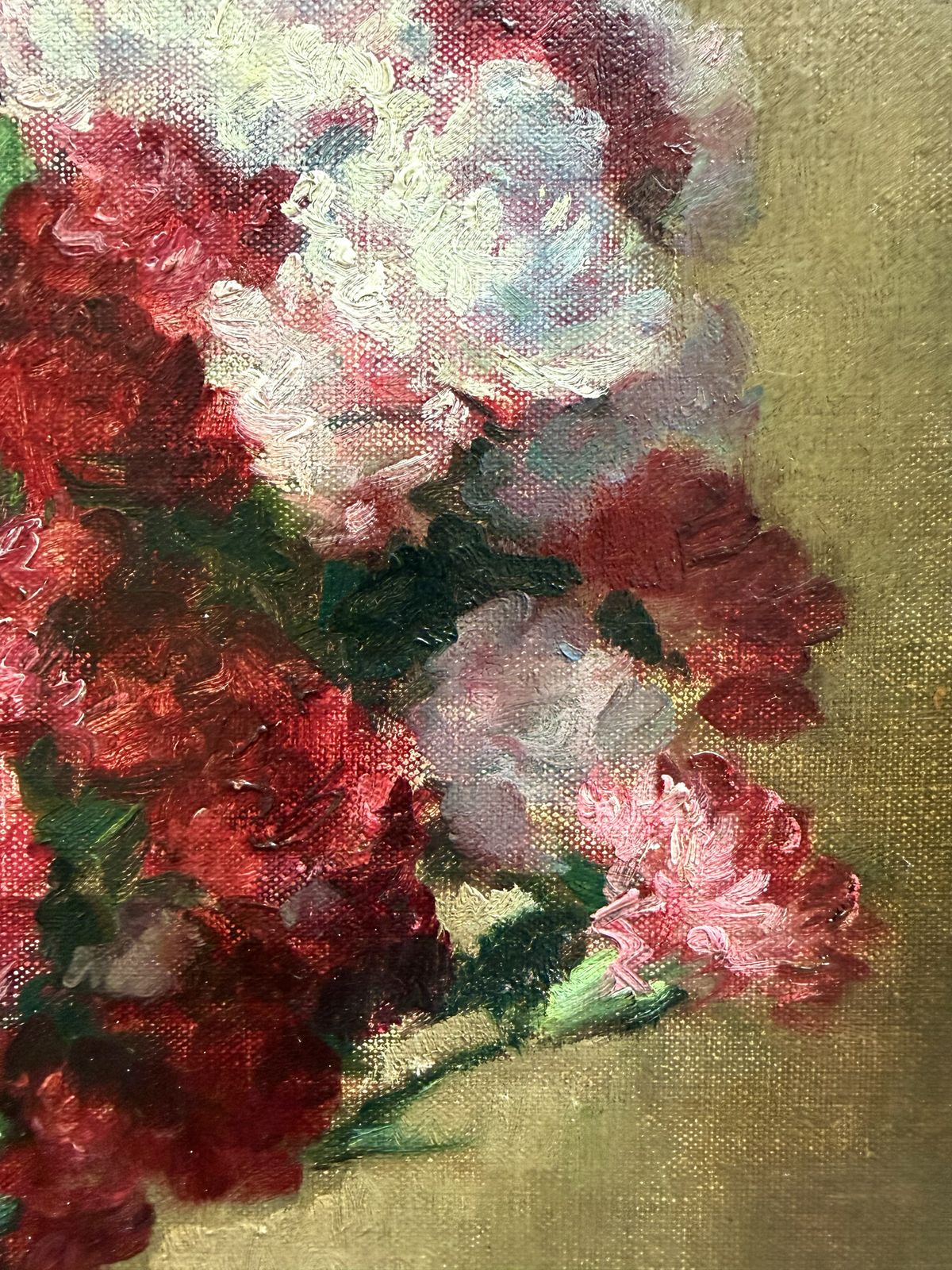 'Bouquet Of Carnations On A Gingham Tablecloth' By Victor Abeloos (1881 – 1965) photo vinterior