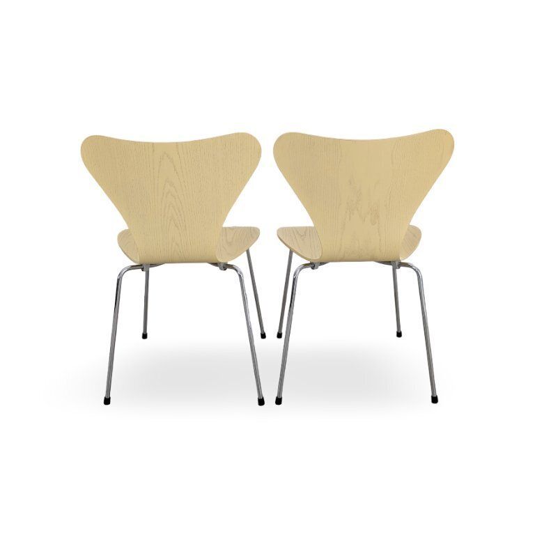 Set van 2 Fritz Hansen Series 7 stoelen – Mid-Century – Arne Jacobsen photo 719.0
