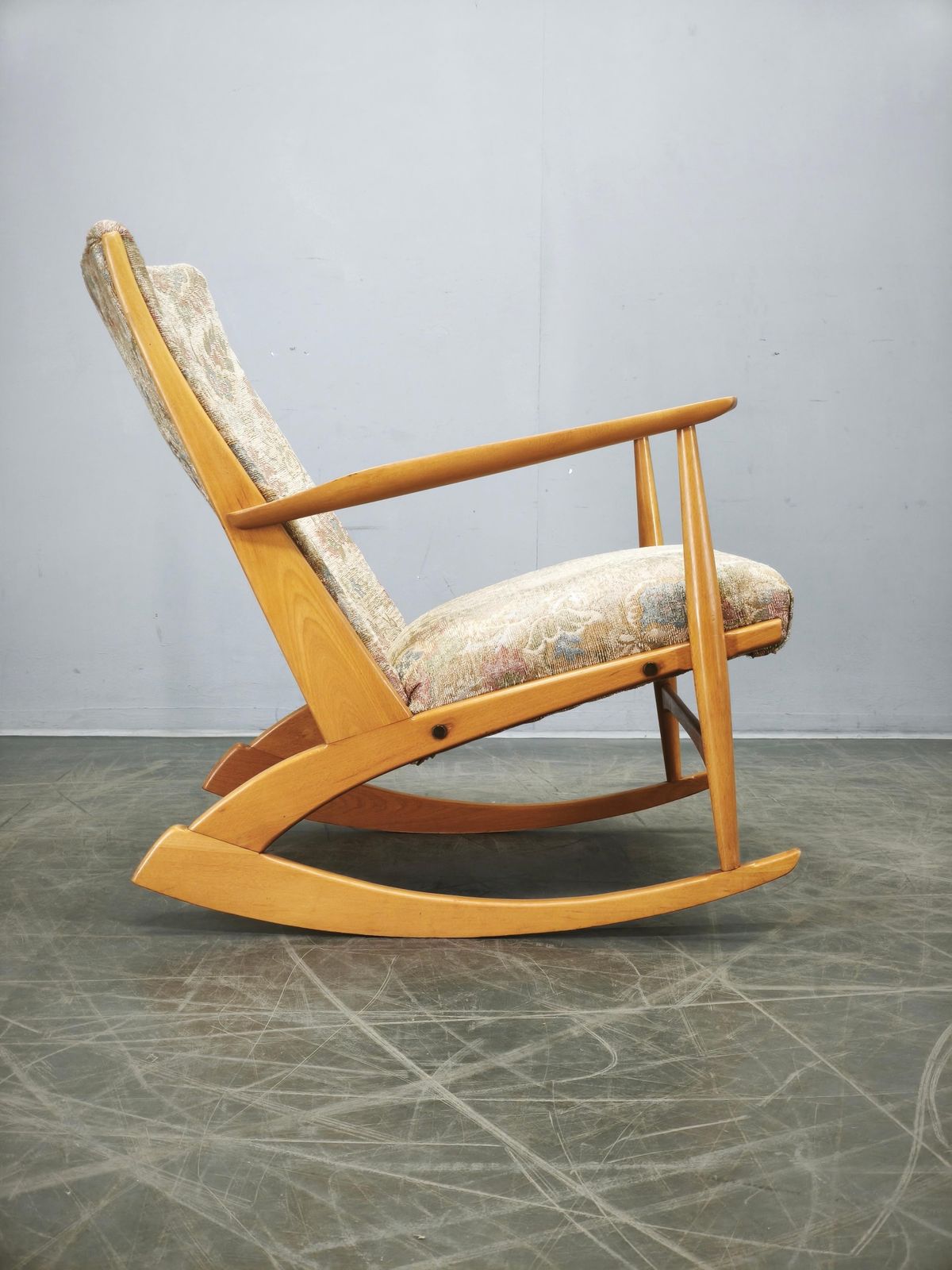 Meubels Boomerang schommelstoel van Holger Georg Jensen, Denemarken, jaren 1960 photo