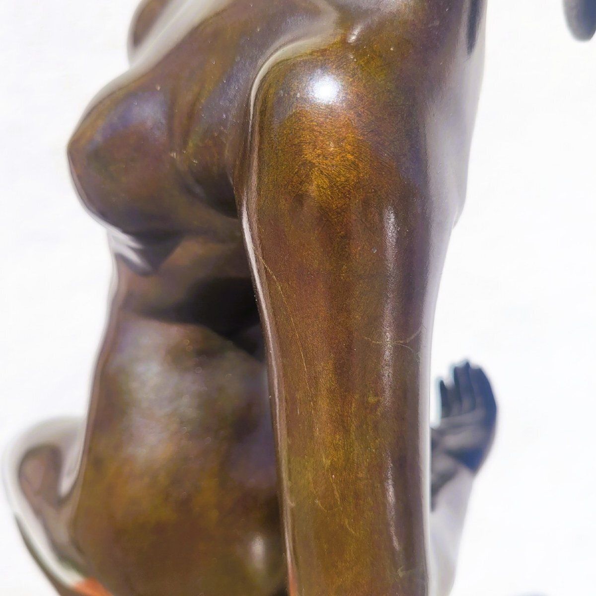 photo for sale A Gory, "Dancer With A Bronze Ball," Art Deco, 20th Century