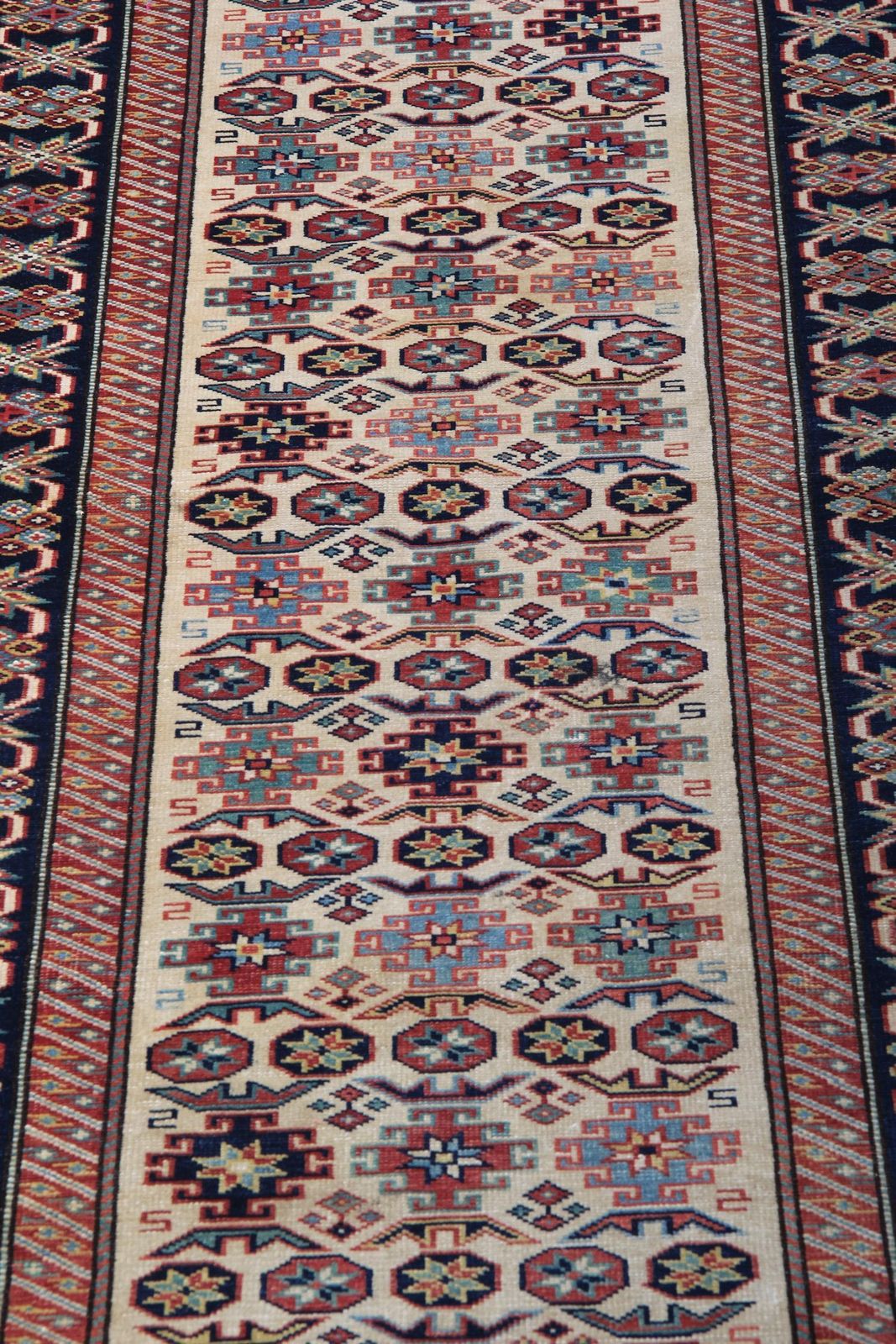 Oriental Rug Modern Kazak Runner Rugs, Handmade Stairway Carpet Rug photo for sale