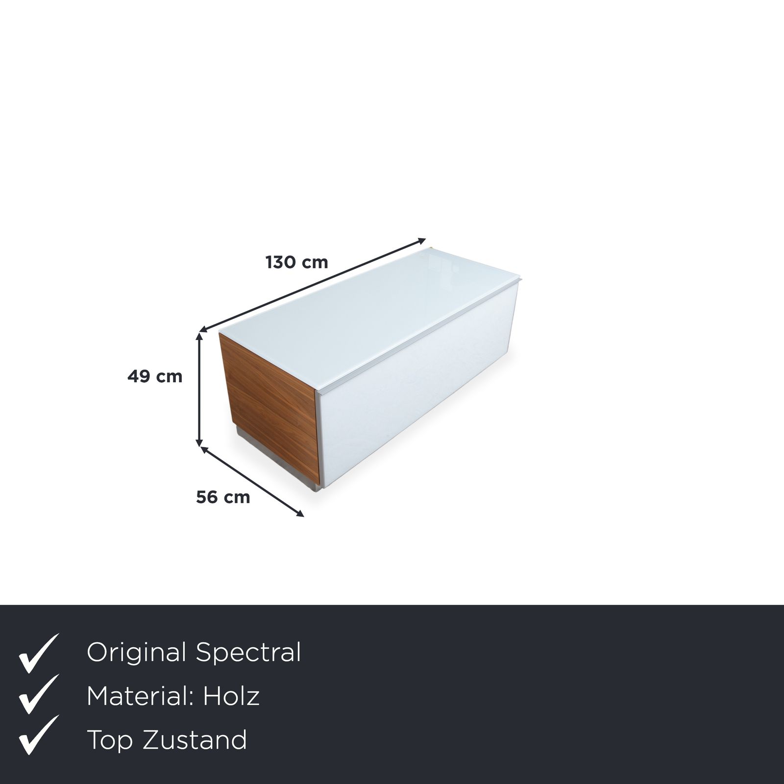 Buffet Spectral en bois et verre, fonction manuelle photo furniture