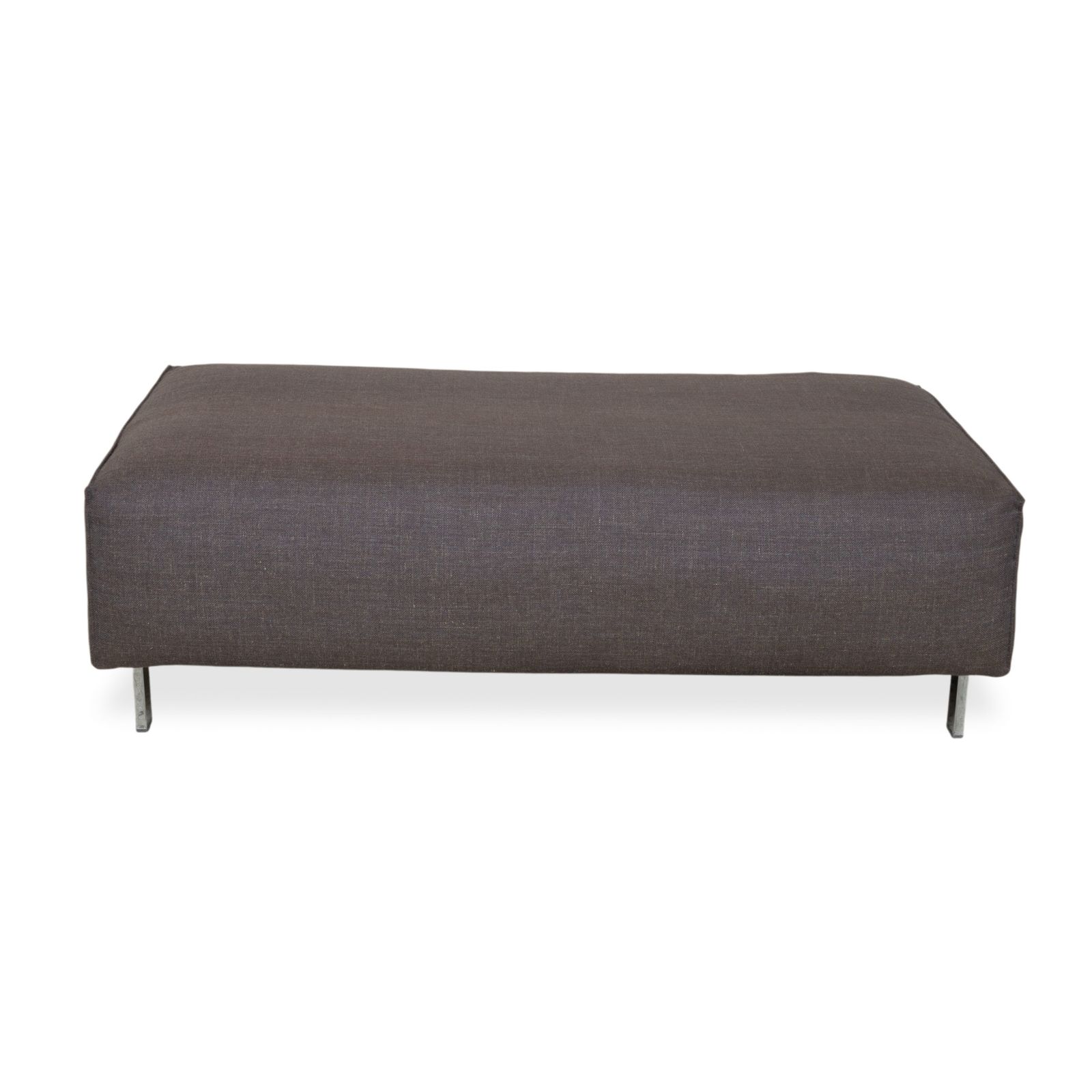 Tabouret Rolf Benz Grata en tissu gris photo vinterior