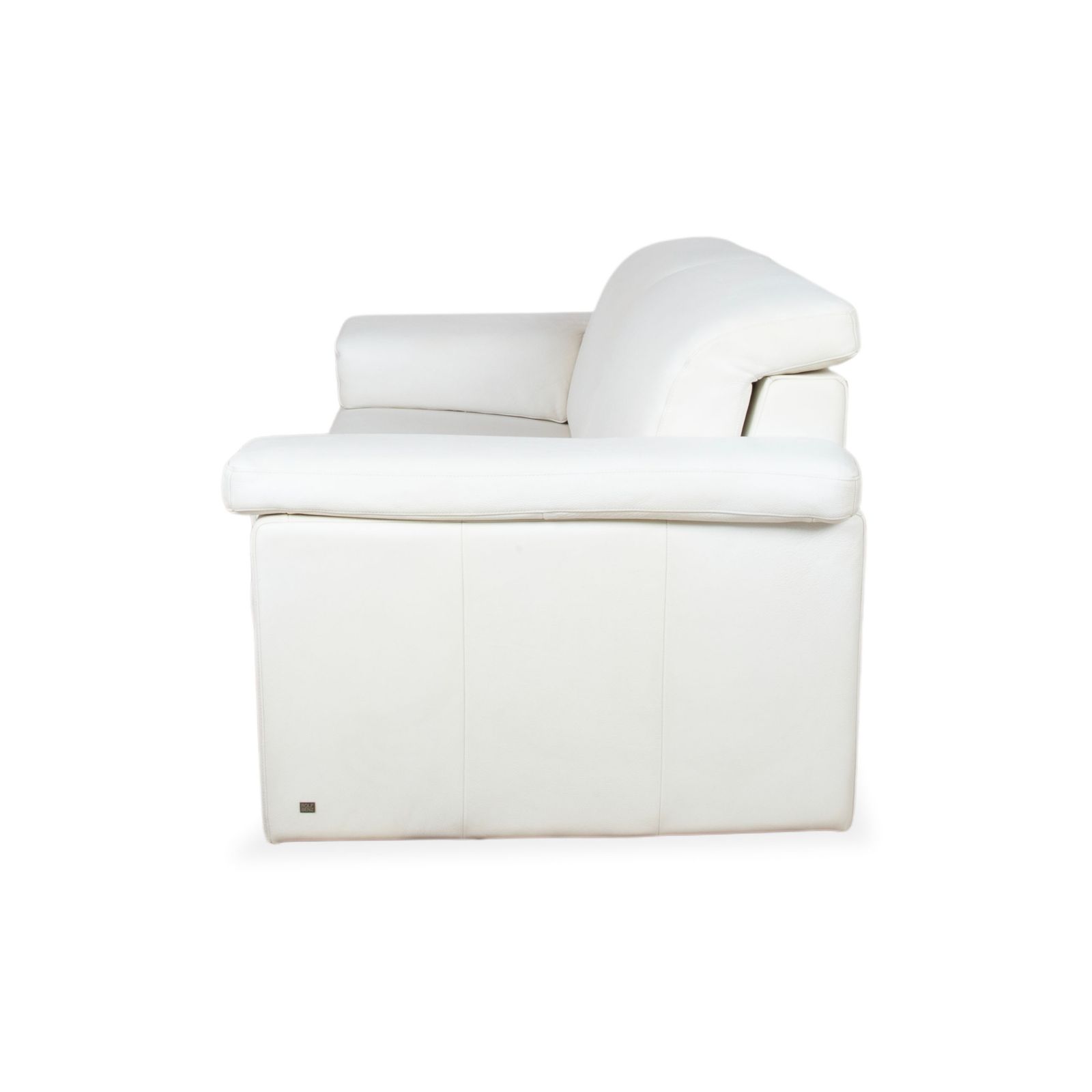 Mobilier Canapé 2 places Rolf Benz 4000 en cuir, blanc crème photo
