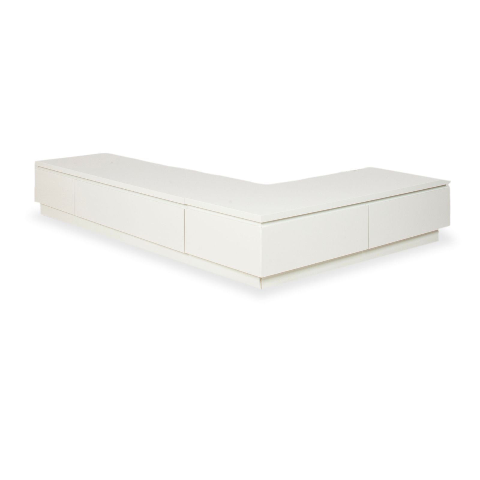 Buffet Interlübke Cube en bois blanc photo for sale