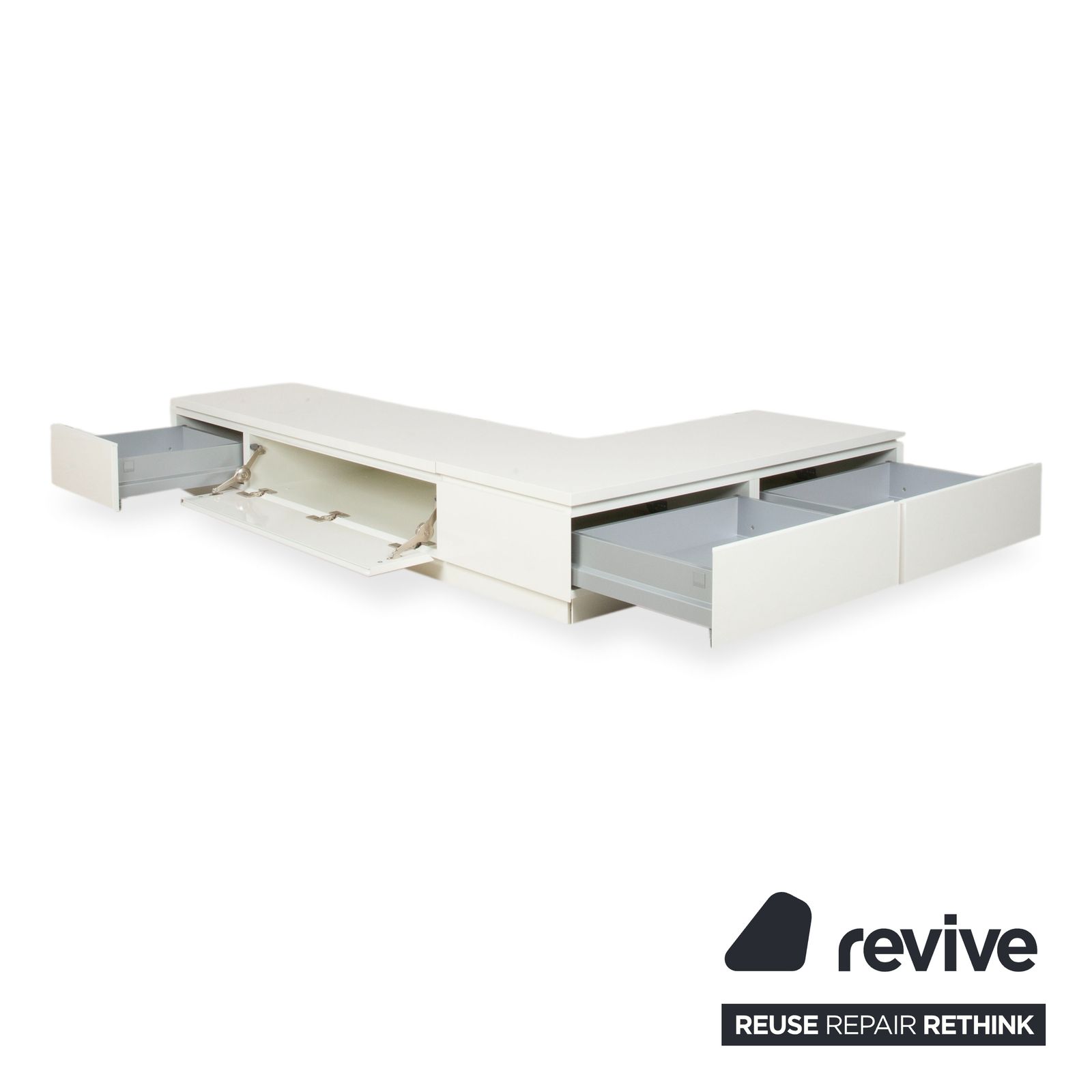 Buffet Interlübke Cube en bois blanc photo Mobilier