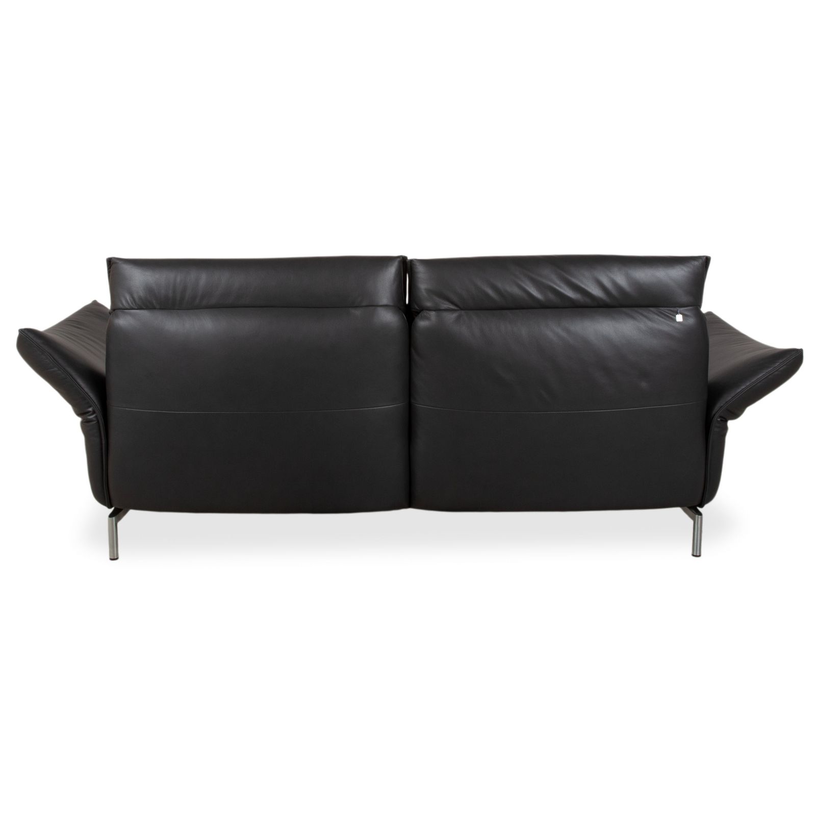 Mobilier Canapé 2 places en cuir Koinor Vanda anthracite, fonction manuelle photo