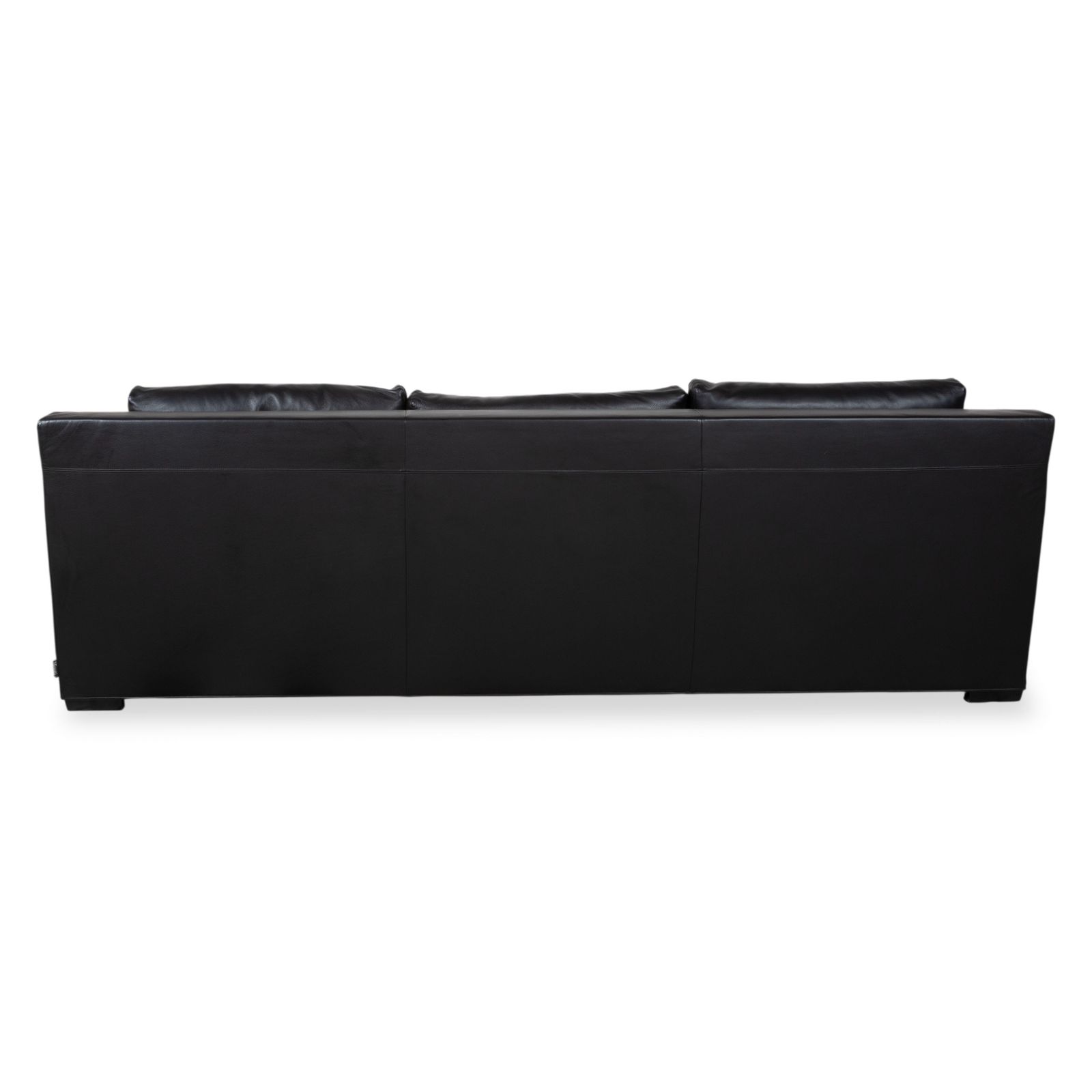 photo for sale Canapé Minotti 3 places en cuir noir