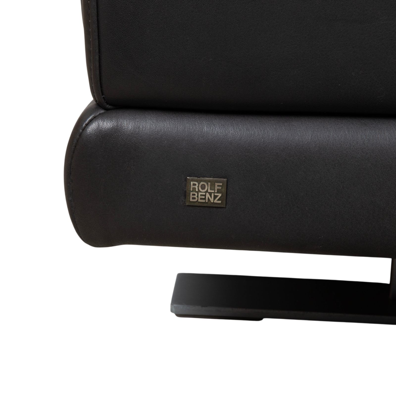 photo furniture Canapé 2 places Rolf Benz en cuir noir