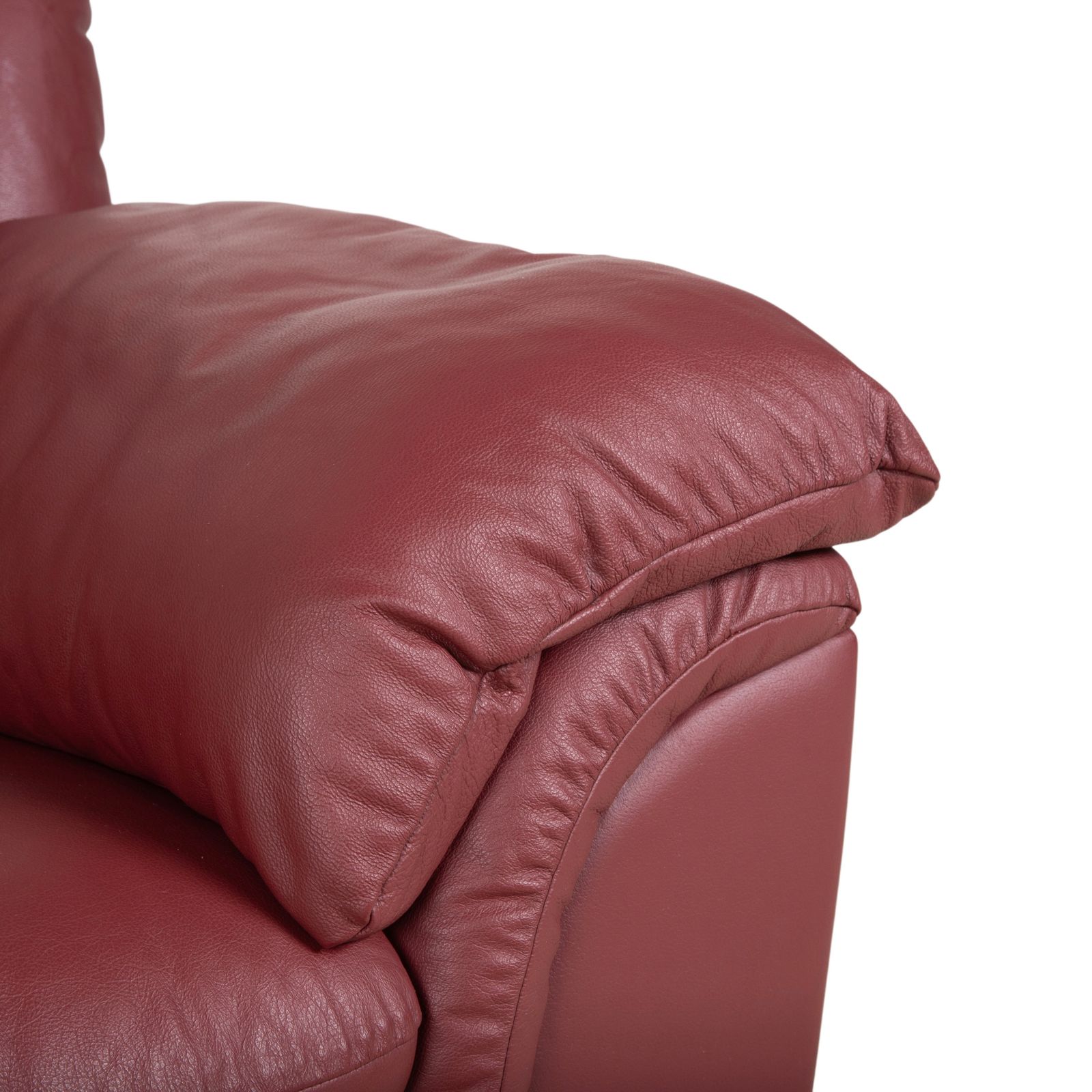 Canapé 2 places Natuzzi en cuir rouge photo for sale