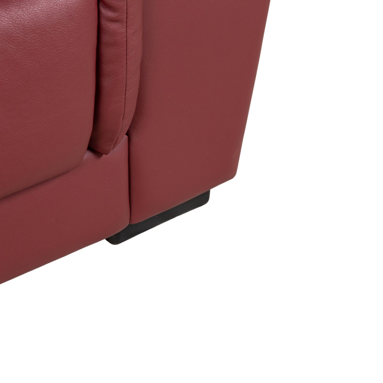 Canapé 2 places Natuzzi en cuir rouge photo Mobilier