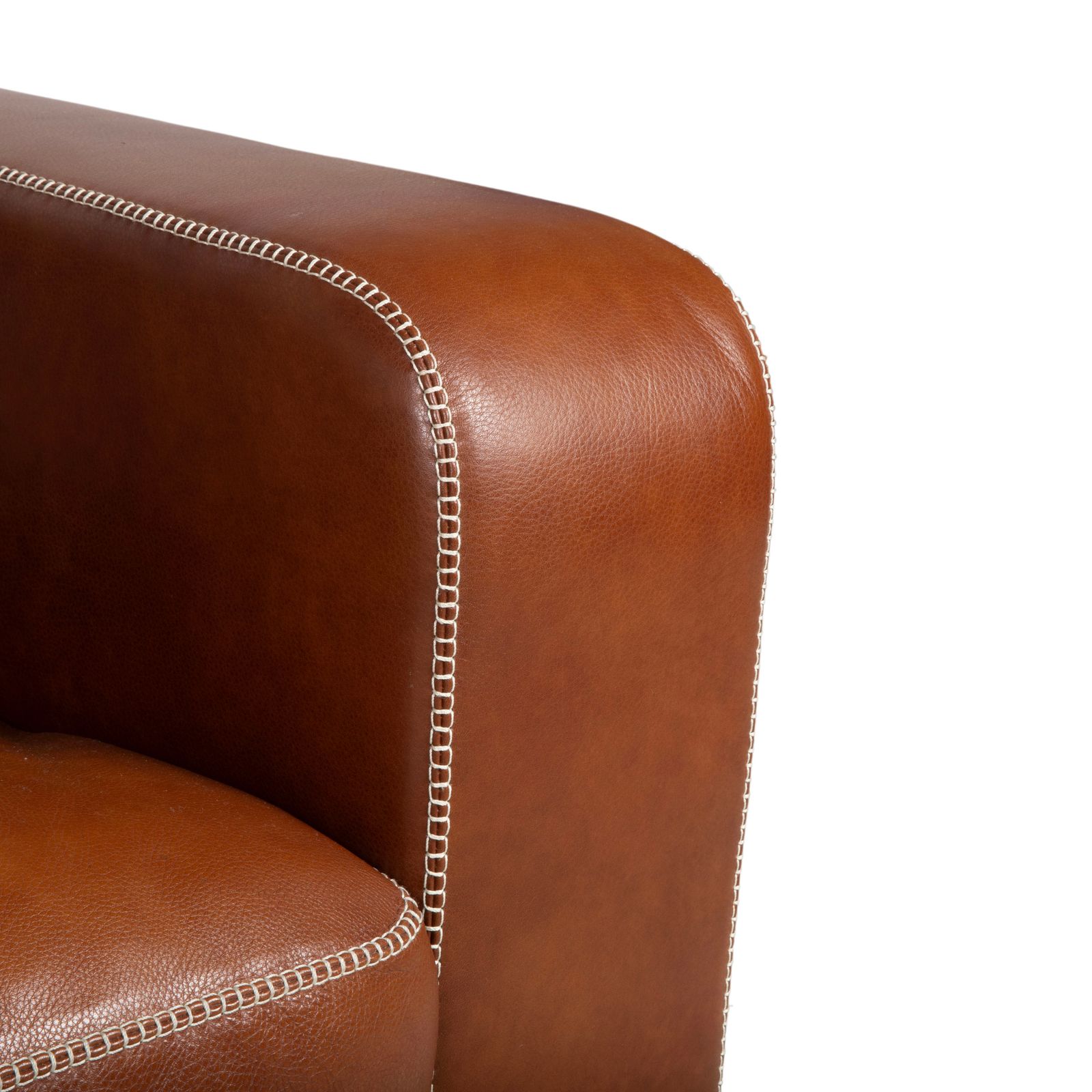 Machalke Valentino Leather Sofa Brown Three Seater photo Furniture