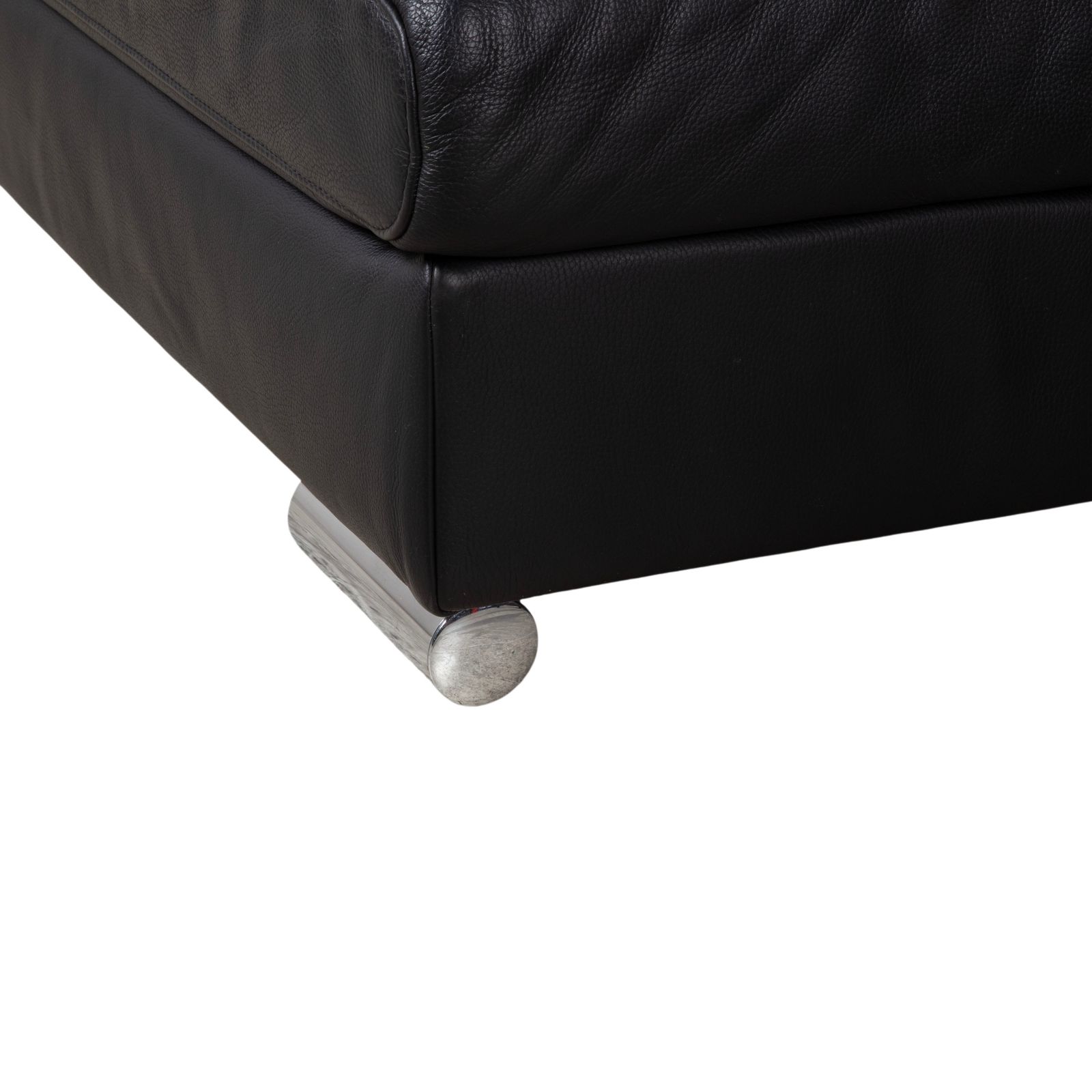 Canapé d'angle Ewald Schillig Loft en cuir noir photo buy