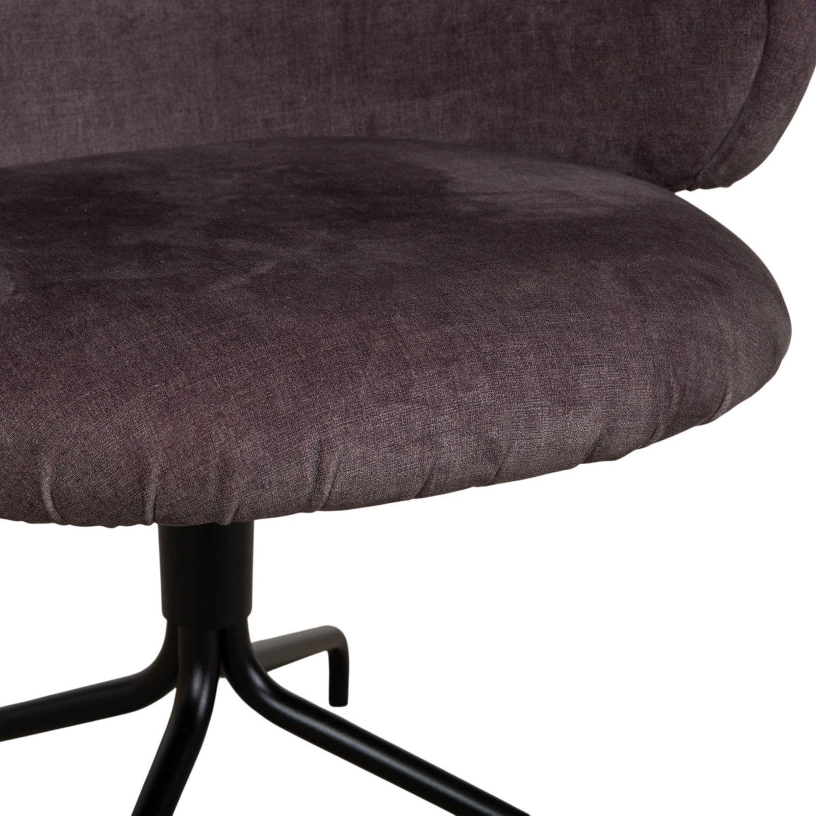 photo furniture Lot de 4 chaises Freifrau Ona en tissu, marron et gris à motifs